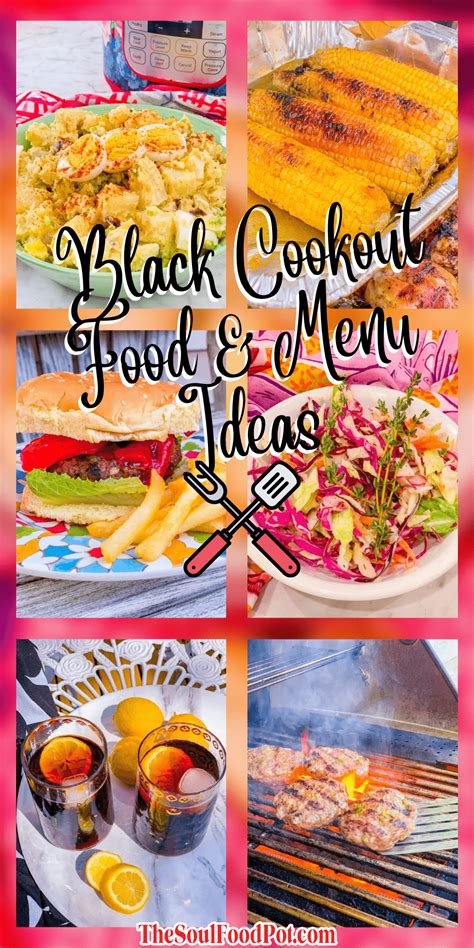 The Best Black Cookout Food Menu Ideas & Recipes | Recipe | Cookout ...