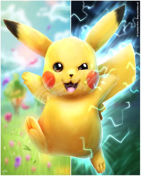 Pikachu - Pokemon Fan Art by TomislavArtz on DeviantArt