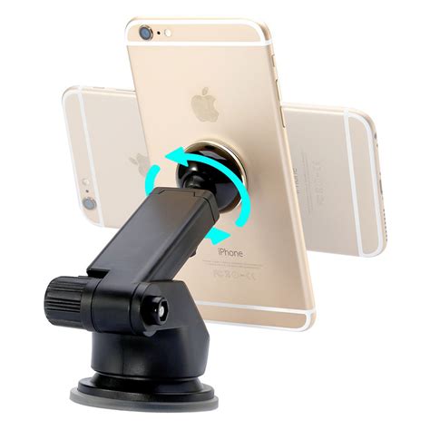 Baseus Extendable Arm Suction Cup Magnetic Car Mount Phone Holder