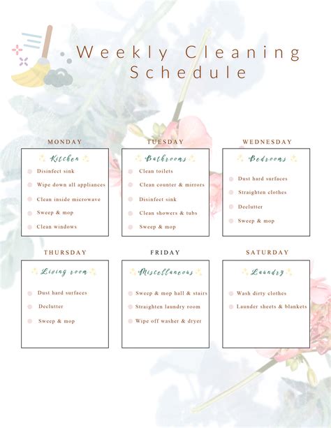 Print these Lists to Stay on Top of Daily, Weekly, and Monthly Chores