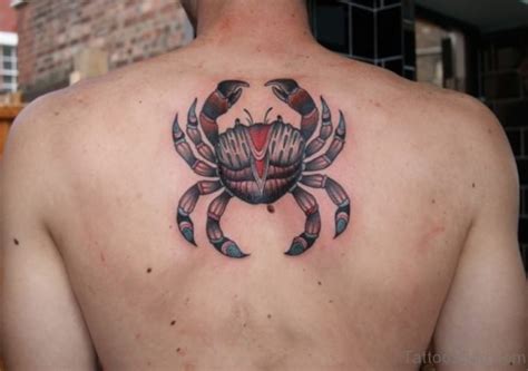 36 Superb Crab Tattoos On Back