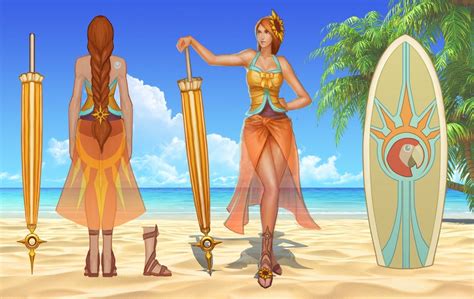 Pin by Eri Vel96 on LoL Fanart #1 | Pool party skins, Pool party ...