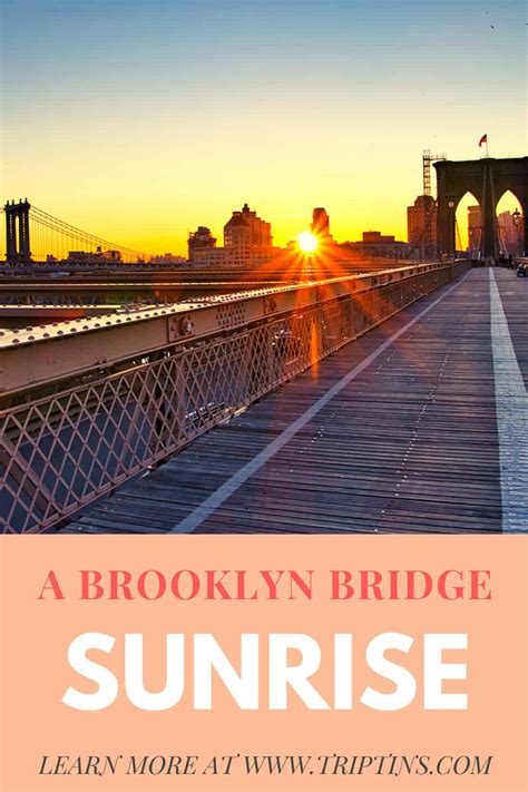 How to Enjoy a Brooklyn Bridge Sunrise Experience | Walk, Photos & Tips