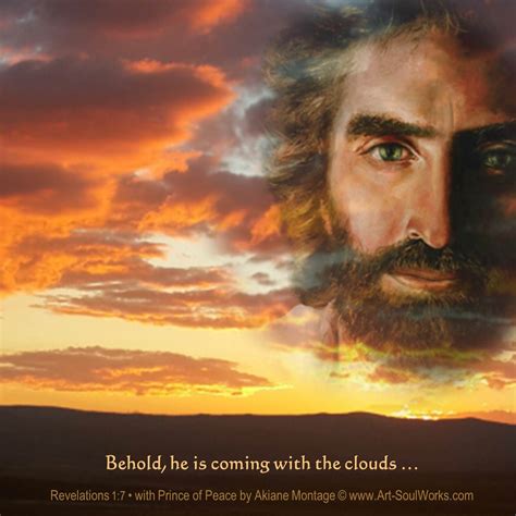 Jesus is coming in the clouds .. | Jesus painting, Pictures of jesus ...