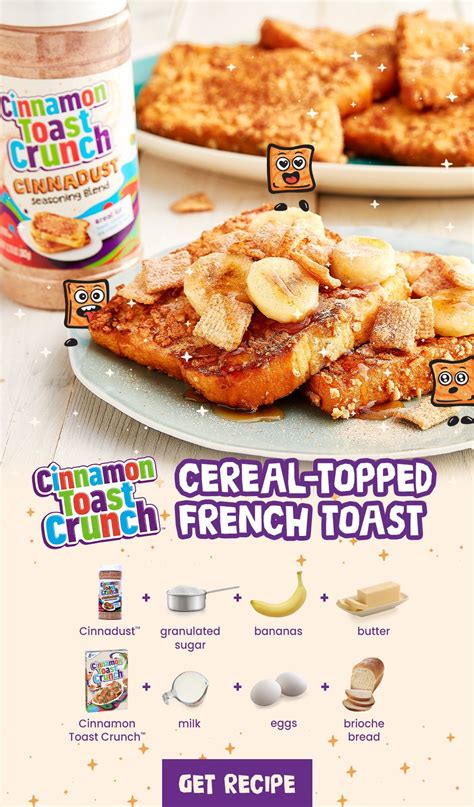 Cinnamon Toast Crunch™ Cereal-Topped French Toast | Cinnamon Toast ...