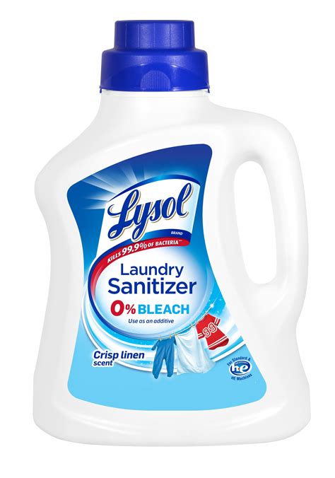 Lysol Laundry Sanitizer, Crisp Linen, 90 oz, Eliminates Odors and Kills ...