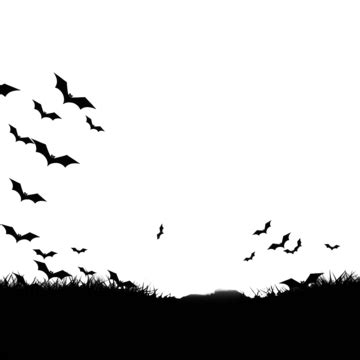 Background With Bats For Halloween, Celebration, October, Cartoon PNG ...