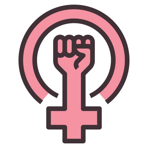 Feminist Generic Outline Color icon