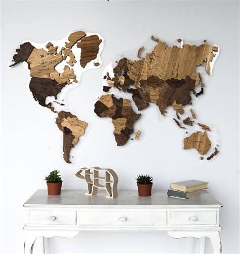 Wooden World Map Wall Art - Weepil Blog and Resources