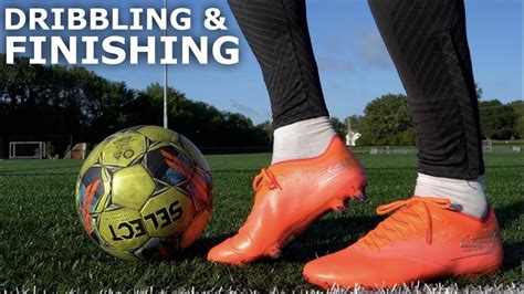 Speed Dribbling & Finishing Training Session | Improve Your Close ...