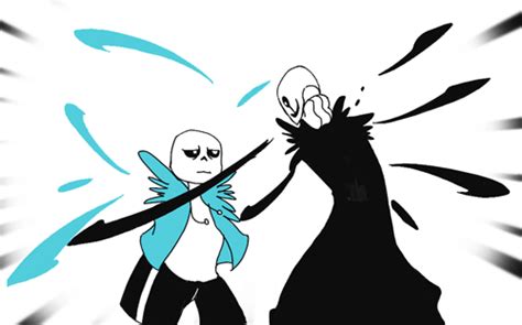 Epic Sans vs W.D Gaster fight | Undertale Amino