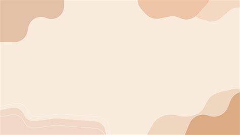 Cute Brown Aesthetic Abstract Minimal Background