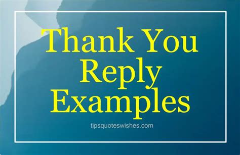 How To Respond To Thank You Text, Email, Letter - TipsQuotesWishes