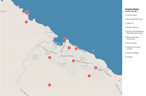 Map Of Puerto Plata Dominican Republic - Maping Resources