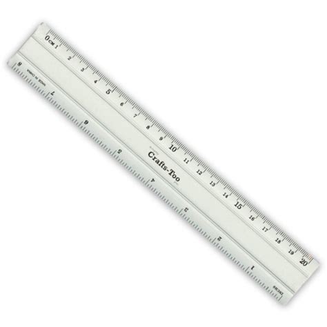 Crafts Too Aluminium Ruler | 20cm - Rulers, Measuring & Layering ...