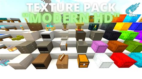 🏠 " MODERN TEXTURE PACK HD GRATIS " | MINECRAFT BEDROCK | ( TEXTURAS ...