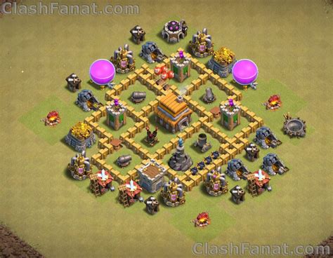 Town hall 5 base - Best th5 layout Clash of Clans 2019