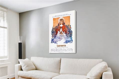 Premium Quality Vintage Labyrinth Film Poster | Canvas Prints Australia