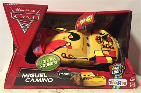 Disney Pixar Cars 2 MIGUEL CAMINO Lights & Sounds! 8.5 Inches | eBay