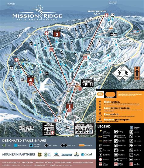 Mission Ridge Ski Resort Guide, Location Map & Mission Ridge ski ...