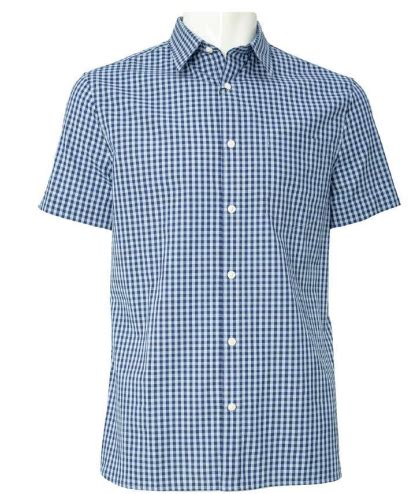 Camisa Manga Corta de Cuadros – Perry Ellis Venezuela