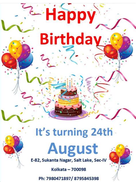 Birthday Card Templates Microsoft Word