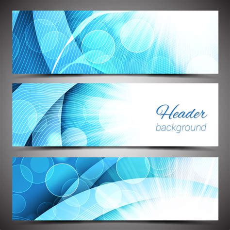 Header vector with bright and bokeh background Vectors images graphic ...