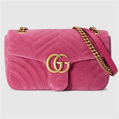 Gucci Pink Velvet Camera Bag | Paul Smith