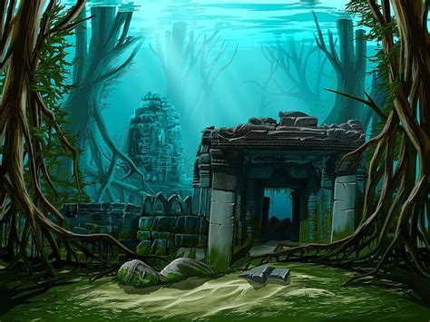 Underwater Ruins | Lost city of atlantis, Underwater ruins, Ancient ...