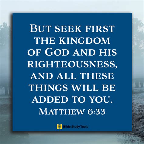 Keeping First Things First (Matthew 6:33) - Your Daily Bible Verse ...