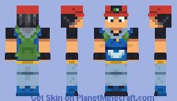 Ash Ketchum Minecraft Skin