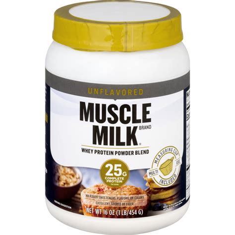 Muscle Milk Whey Protein Powder Blend, Unflavored | Shop | Superlo Foods