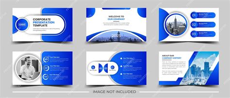 Premium Vector | Professional business presentation slides design or ...