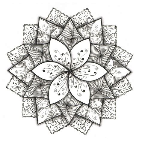 Floral Pattern Drawing at PaintingValley.com | Explore collection of ...