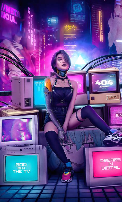 Subreddit for like this cyberpunk, nsfw, can be, Cyberpunk Girl HD ...