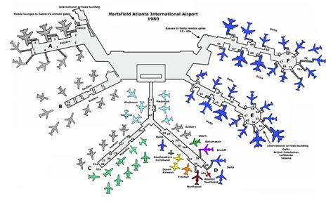 Map Of Atlanta Airport Terminal - Rania Catarina