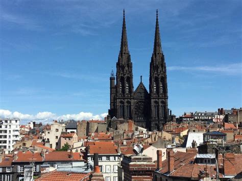 Clermont-Ferrand Cathedral in France - Built entirely of black lava ...