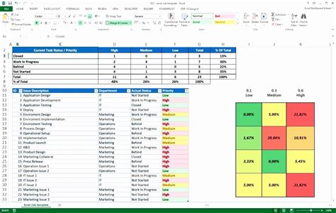 10 Project Management Dashboard Excel Template - Excel Templates