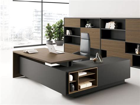 ELITE L-shaped office desk with cable management By Las Mobili | design ...