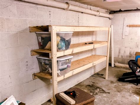 Diy Wood Shelves Garage