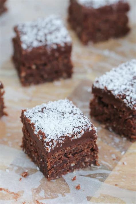 Easy Chocolate Coconut Slice | Most Popular - Bake Play Smile