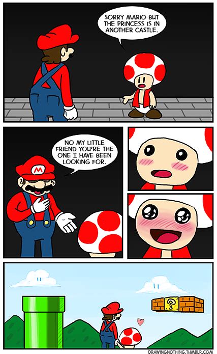 Toad is Mario's OTP | Mario funny, Mario memes, Mario comics