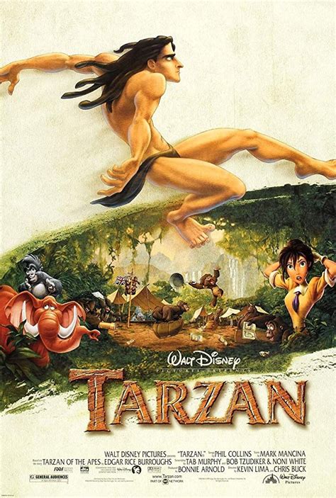 Tarzan (1999) | Tarzan movie, Tarzan disney, Disney movies