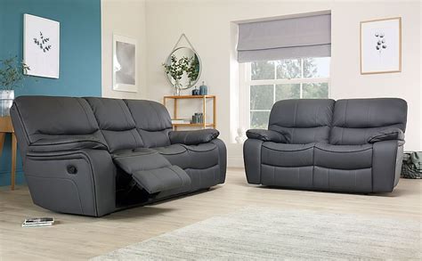 2 Seater Dark Brown Leather Recliner Sofa - Odditieszone