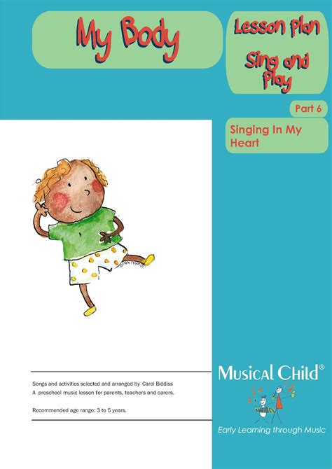 My Body Lesson Plan | Preschool music lessons, Preschool activities ...