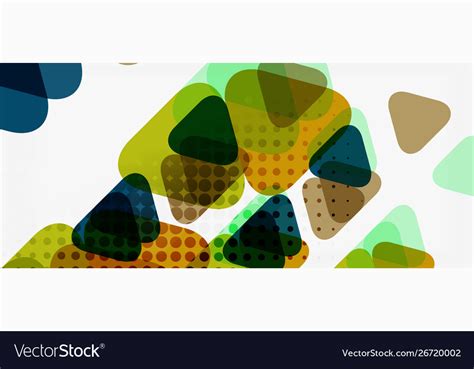 Triangle geometric abstract composition Royalty Free Vector