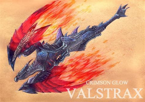 Crimson Glow Valstrax by Marydith on DeviantArt