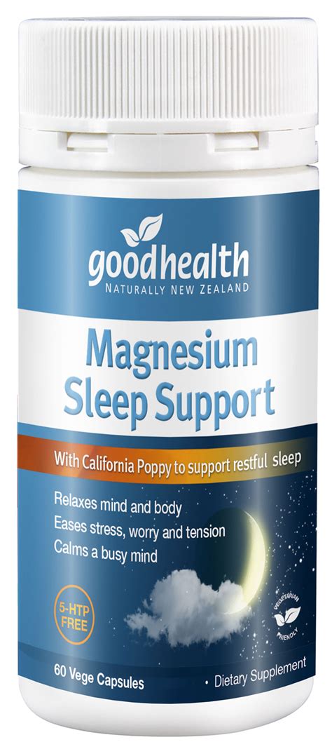 Good Health - Magnesium Sleep Support - 60 Capsules - Devon West ...