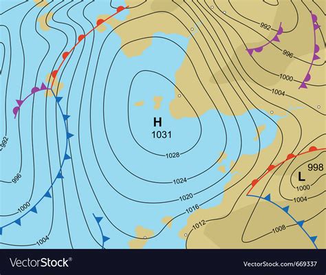 Weather high Royalty Free Vector Image - VectorStock