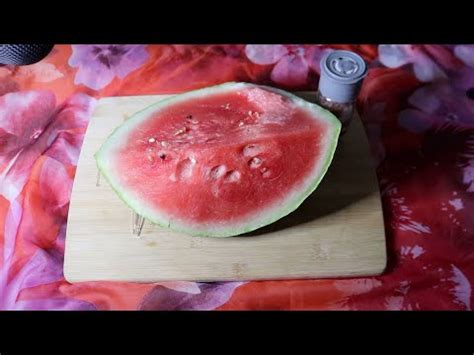 SWEET WATERMELON ASMR EATING SOUNDS - The ASMR Index